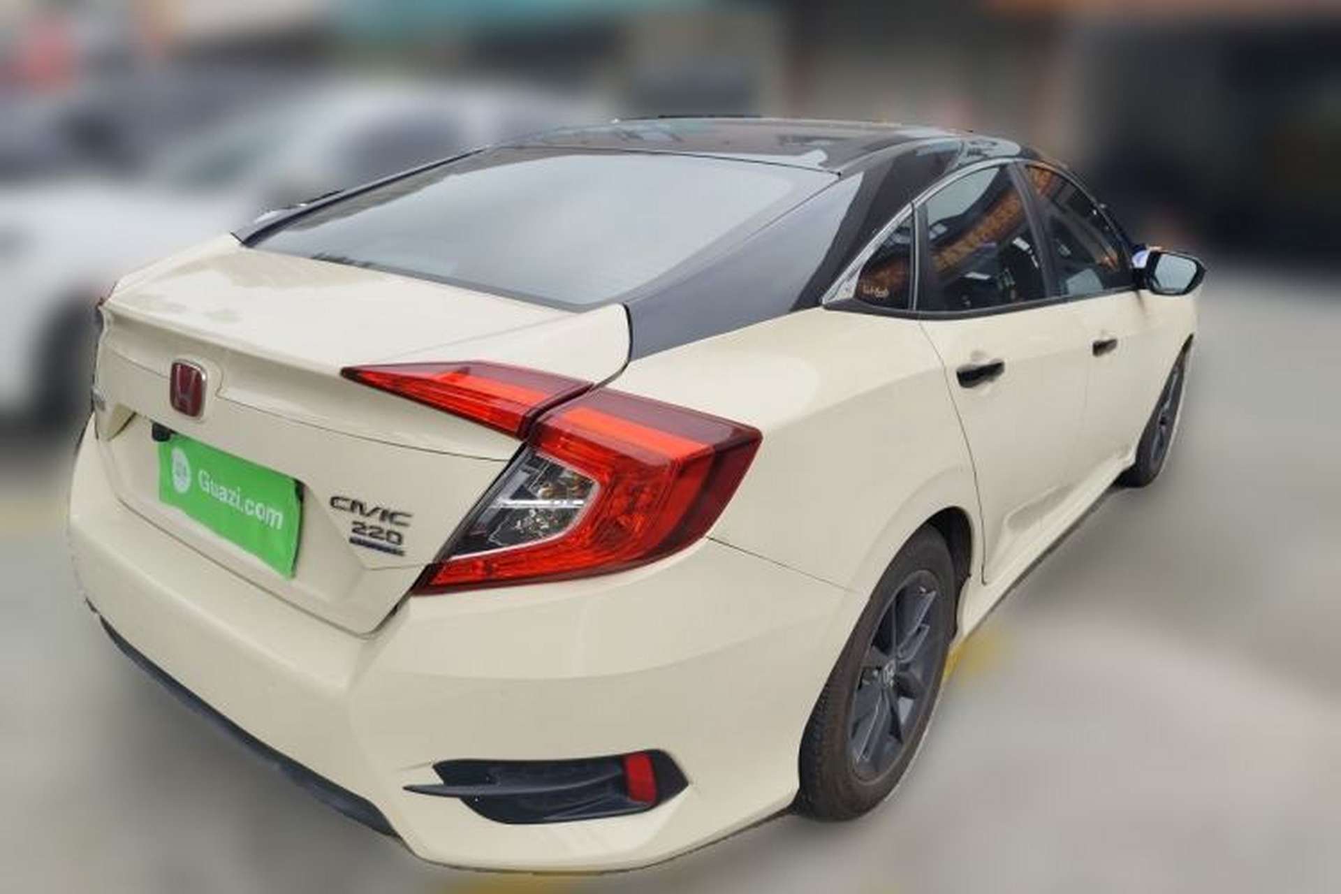 Used Honda Civic 2019 220TURBO CVT Dynamic Edition China VI Rear Right 45 Deg