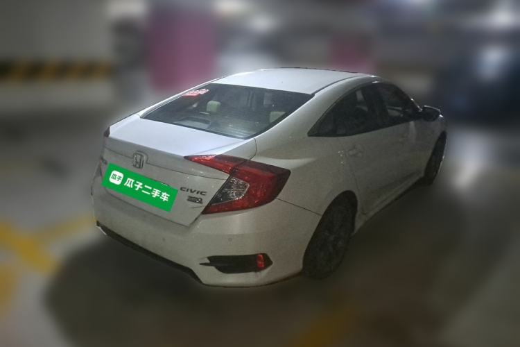 Used Honda Civic 2019 220TURBO CVT Dynamic Edition China VI Rear Right 45 Deg