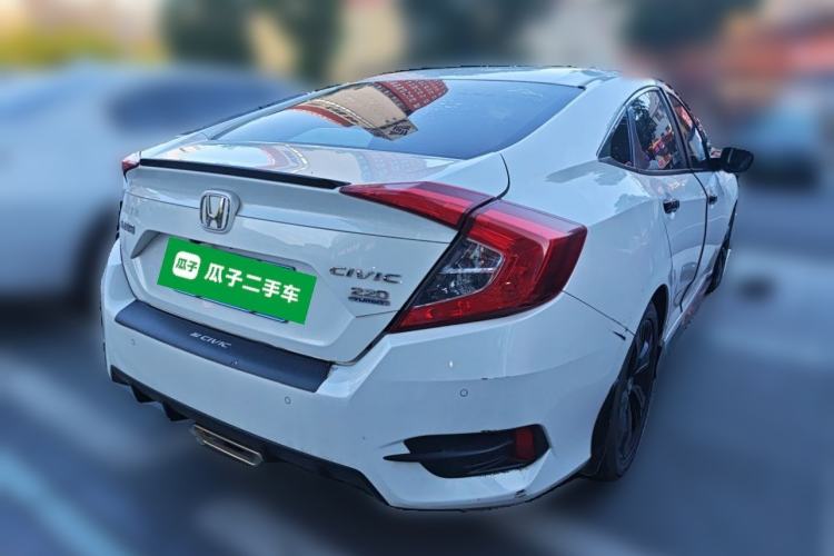 Used Honda Civic 2019 220TURBO CVT Dynamic Edition China VI Emission Standard Rear Right 45 Deg