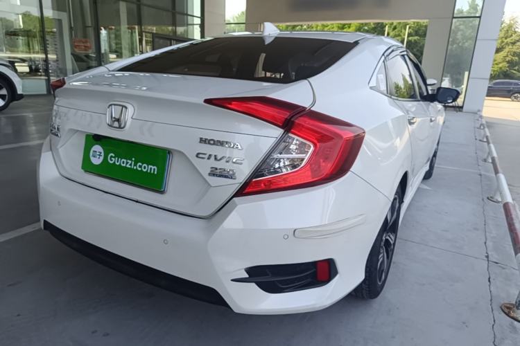 Used Honda Civic 2019 220TURBO CVT Power Edition China VI Emission Standard Rear Right 45 Deg