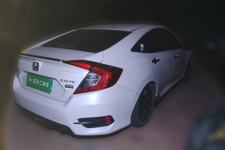 Used Honda Civic 2019 220TURBO CVT Dynamic Edition China VI Emission Standard Rear Right 45 Deg