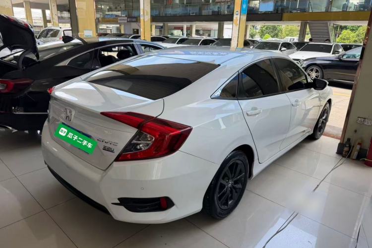 Used Honda Civic 2019 220TURBO CVT Dynamic Edition China VI Rear Right 45 Deg