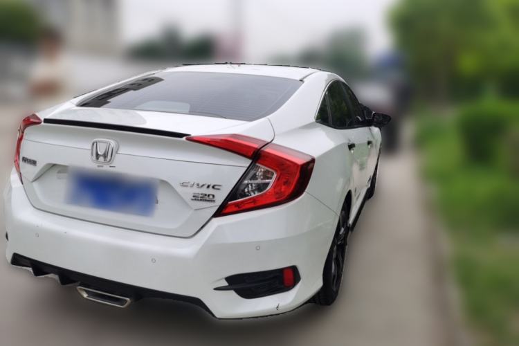Used Honda Civic 2019 220TURBO CVT Dynamic Edition China VI Emission Standard Rear Right 45 Deg