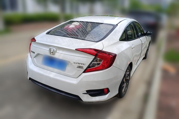 Used Honda Civic 2019 180TURBO CVT Shangyue Edition China V Emission Standard Rear Right 45 Deg