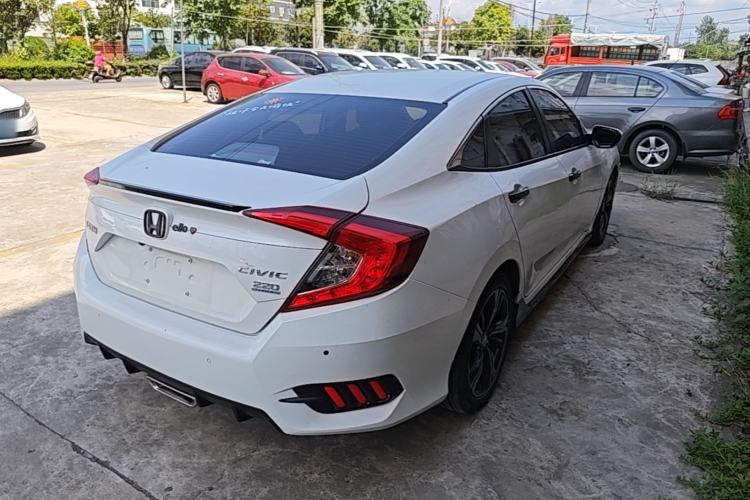 Used Honda Civic 2019 220TURBO CVT Dynamic Edition China VI Emission Standard Rear Right 45 Deg