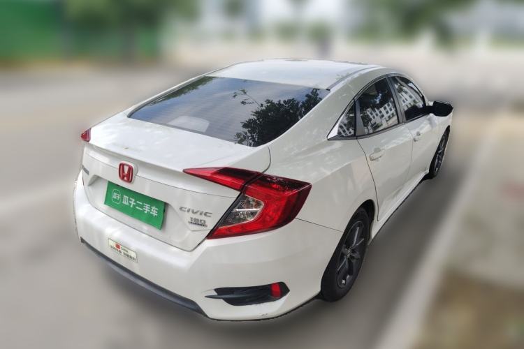 Used Honda Civic 2019 180TURBO CVT Shangdong Edition China VI Rear Right 45 Deg