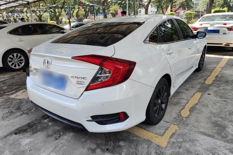 Used Honda Civic 2019 220TURBO CVT Dynamic Edition China VI Rear Right 45 Deg