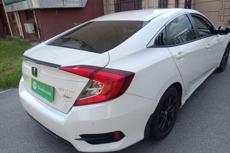 Used Honda Civic 2019 220TURBO CVT Dynamic Edition China VI Rear Right 45 Deg