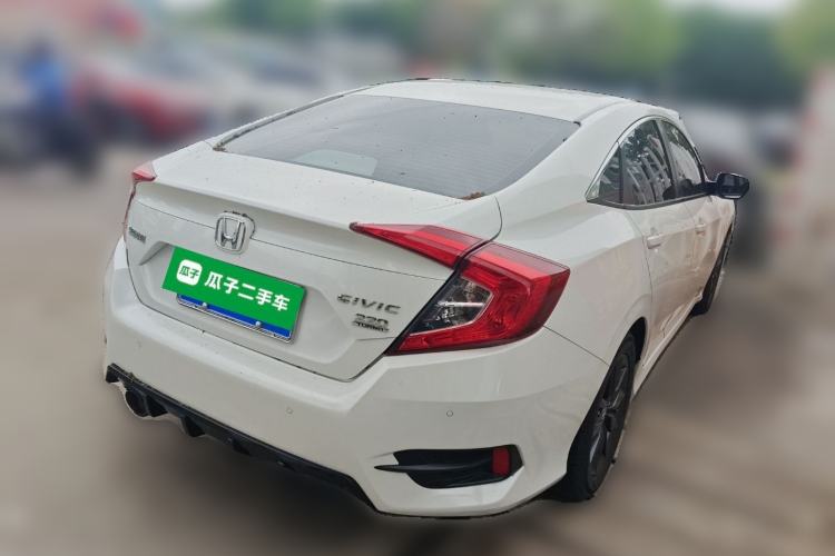 Used Honda Civic 2019 220TURBO CVT Dynamic Edition China VI Rear Right 45 Deg