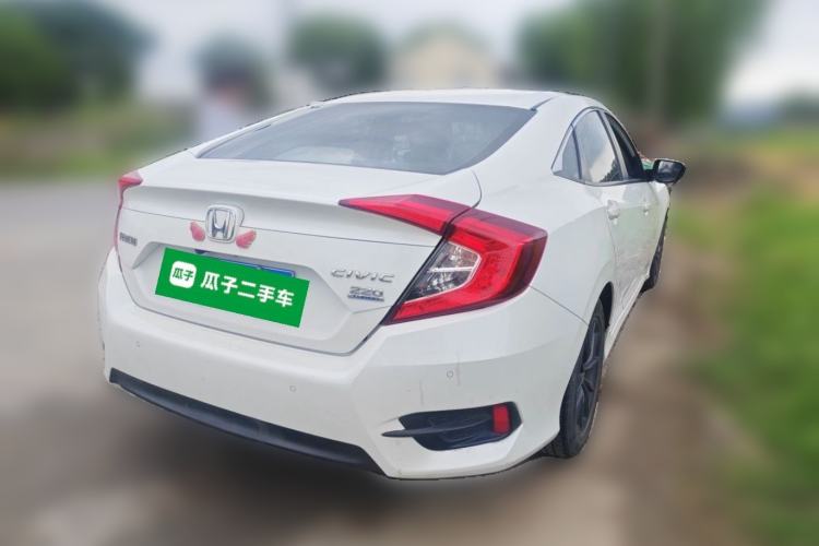 Used Honda Civic 2019 220TURBO CVT Dynamic Edition China V Rear Right 45 Deg