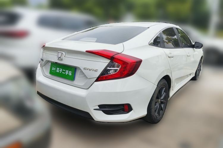 Used Honda Civic 2019 180TURBO CVT Shangdong Edition China VI Rear Right 45 Deg