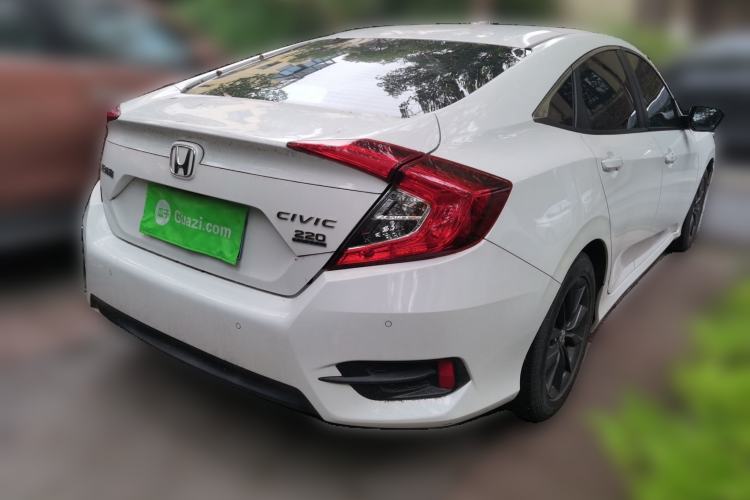 Used Honda Civic 2019 220TURBO CVT Dynamic Edition China VI Rear Right 45 Deg