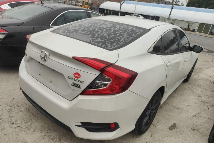 Used Honda Civic 2019 180TURBO CVT Shangdong Edition China VI Rear Right 45 Deg
