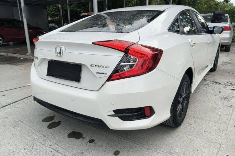 Used Honda Civic 2019 180TURBO CVT Shangdong Edition China VI Rear Right 45 Deg