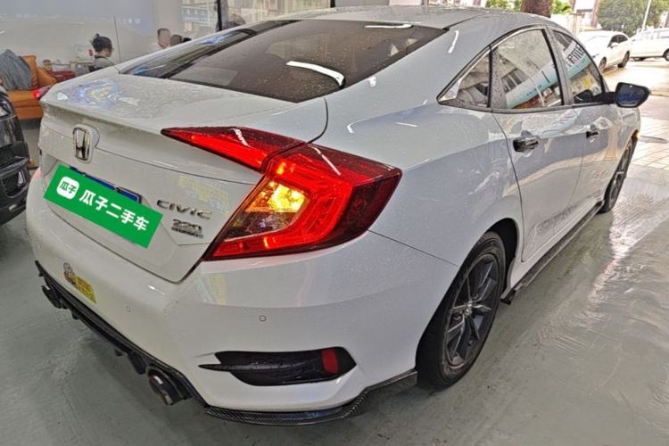 Used Honda Civic 2019 220TURBO CVT Dynamic Edition China VI Rear Right 45 Deg