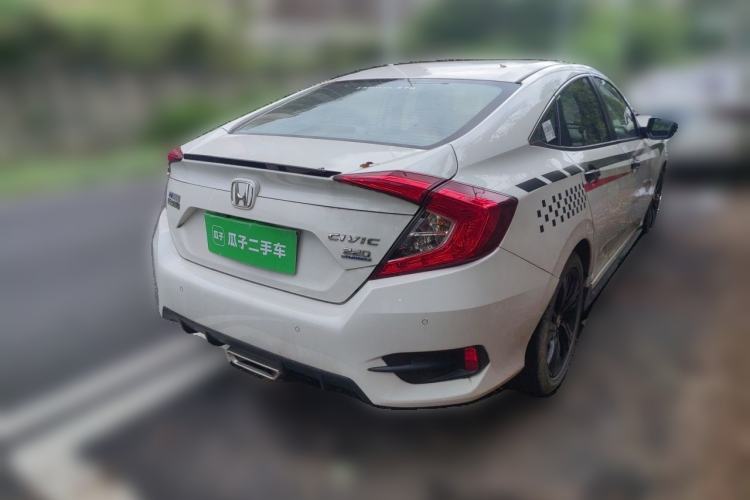 Used Honda Civic 2019 220TURBO CVT Dynamic Edition China VI Emission Standard Rear Right 45 Deg