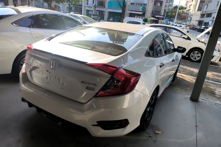 Used Honda Civic 2019 220TURBO CVT Dynamic Edition China VI Emission Standard Rear Right 45 Deg