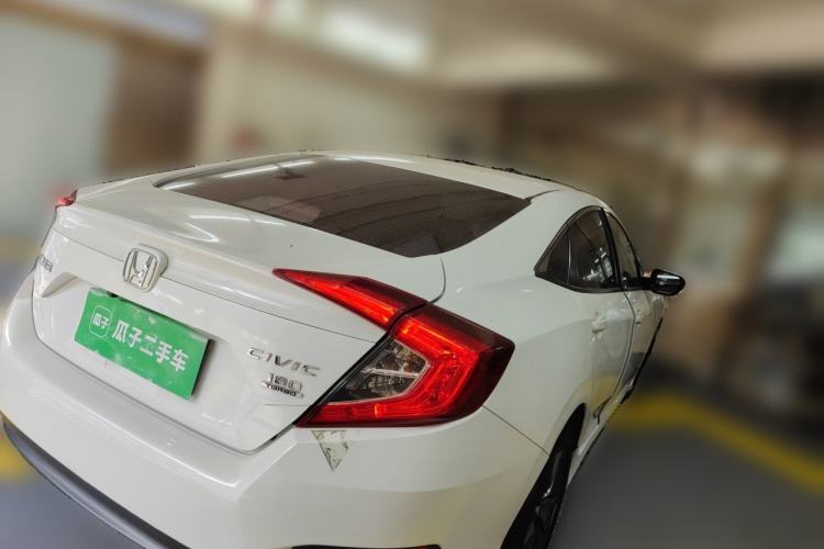 Used Honda Civic 2019 180TURBO CVT Shangdong Edition China V Rear Right 45 Deg