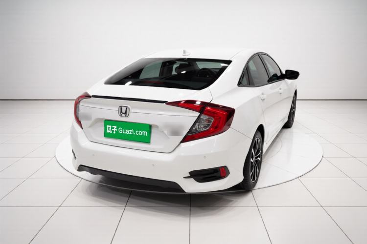 Used Honda Civic 2019 220TURBO CVT Dynamic Edition China V Emission Standard Rear Right 45 Deg