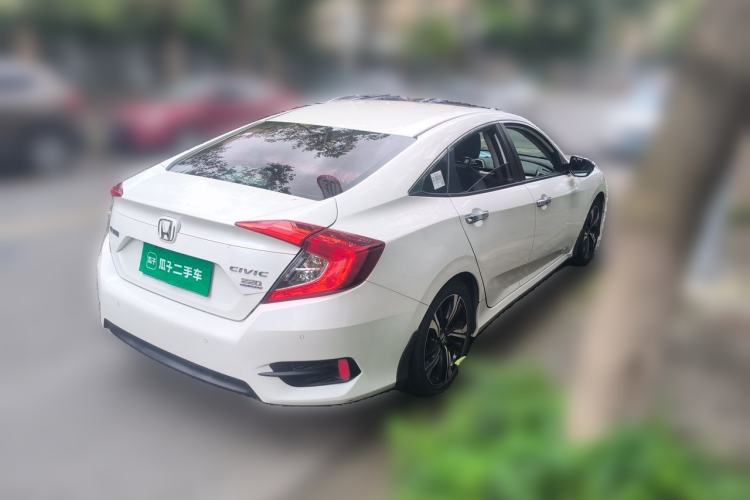Used Honda Civic 2019 220TURBO CVT Power Edition China VI Emission Standard Rear Right 45 Deg