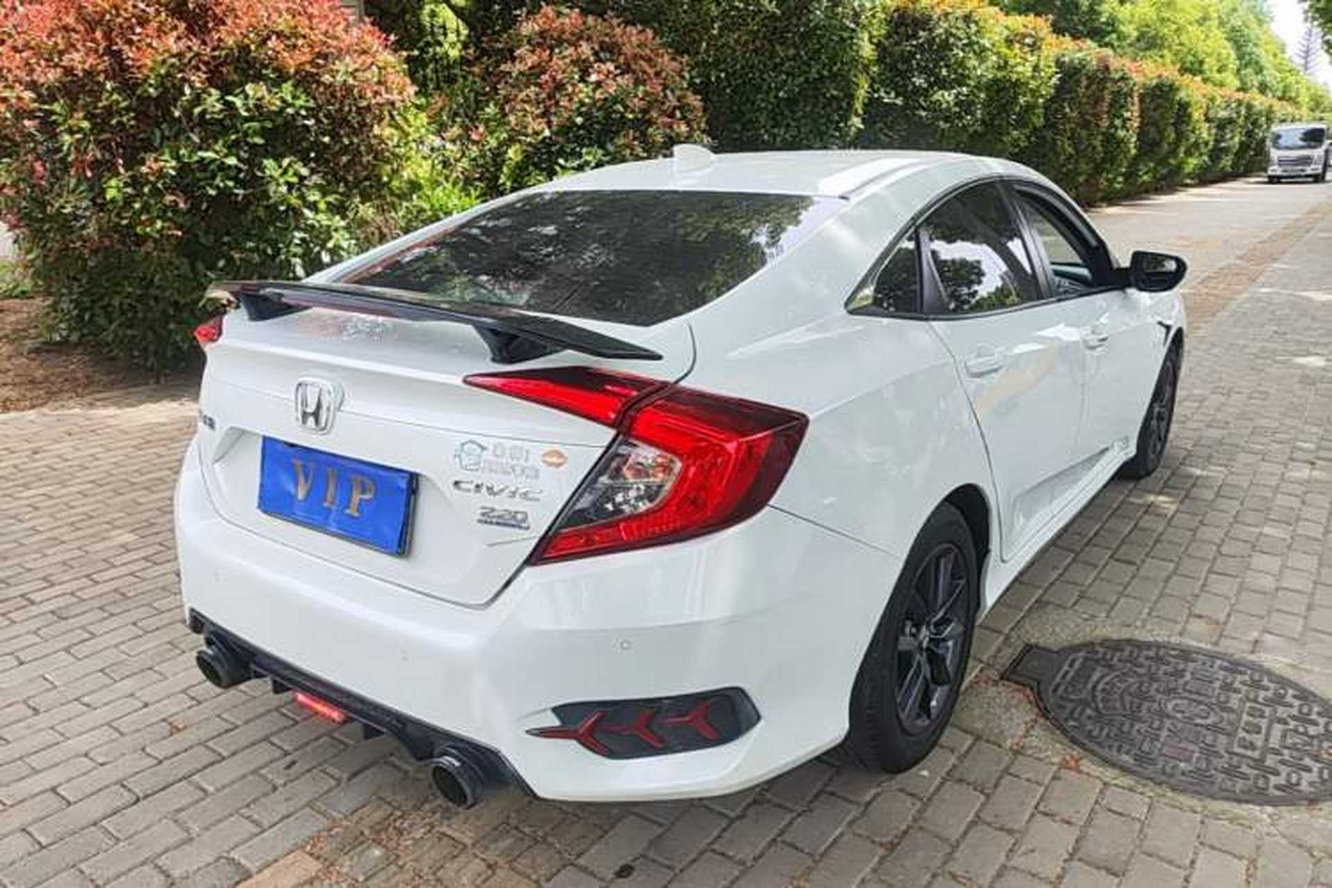 Used Honda Civic 2019 220TURBO CVT Dynamic Edition China VI Rear Right 45 Deg