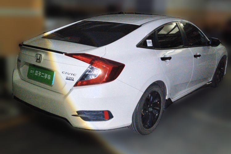 Used Honda Civic 2019 220TURBO CVT Dynamic Edition China VI Emission Standard Rear Right 45 Deg