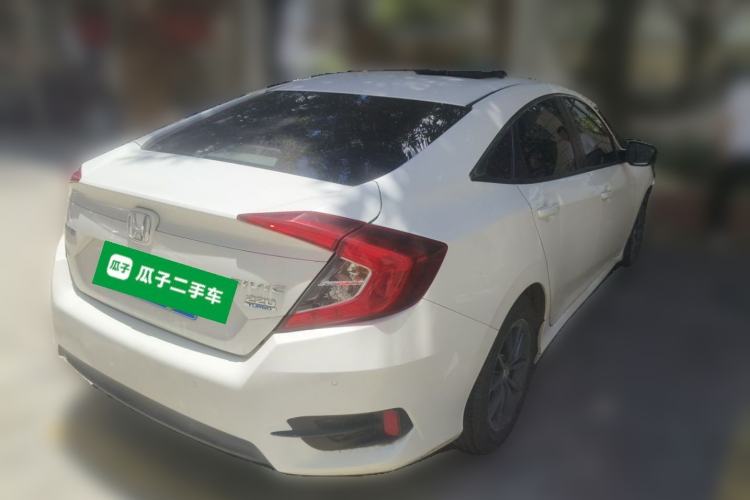 Used Honda Civic 2019 220TURBO CVT Dynamic Edition China VI Rear Right 45 Deg