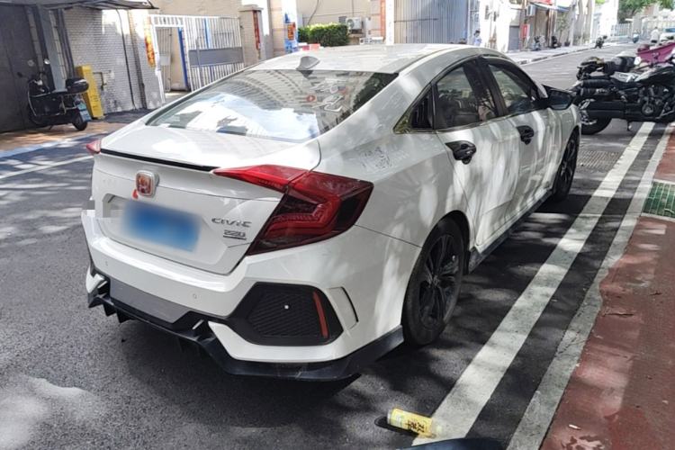 Used Honda Civic 2019 220TURBO CVT Dynamic Edition China VI Emission Standard Rear Right 45 Deg