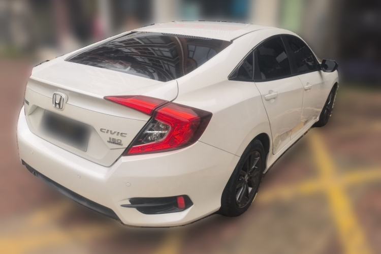 Used Honda Civic 2019 180TURBO CVT Shangqing Edition China VI Rear Right 45 Deg