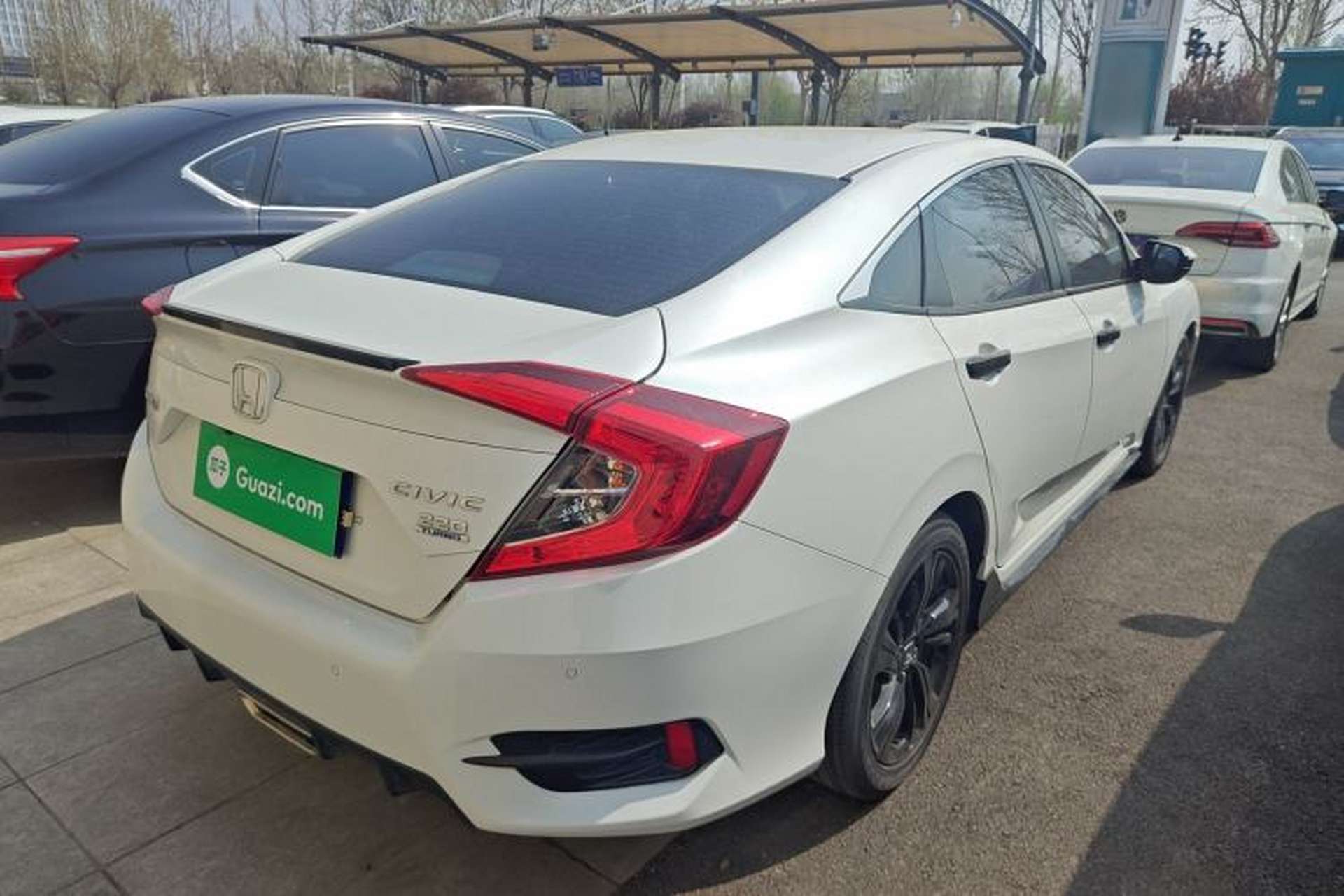 Used Honda Civic 2019 220TURBO CVT Dynamic Edition China VI Emission Standard Rear Right 45 Deg