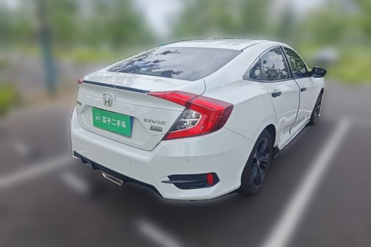 Used Honda Civic 2019 220TURBO CVT Dynamic Edition China VI Emission Standard Rear Right 45 Deg