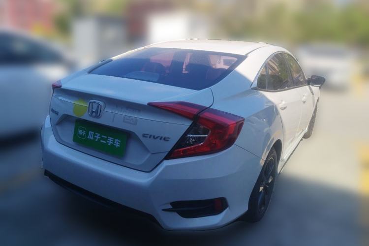 Used Honda Civic 2019 180TURBO CVT Shangdong Edition China VI Rear Right 45 Deg