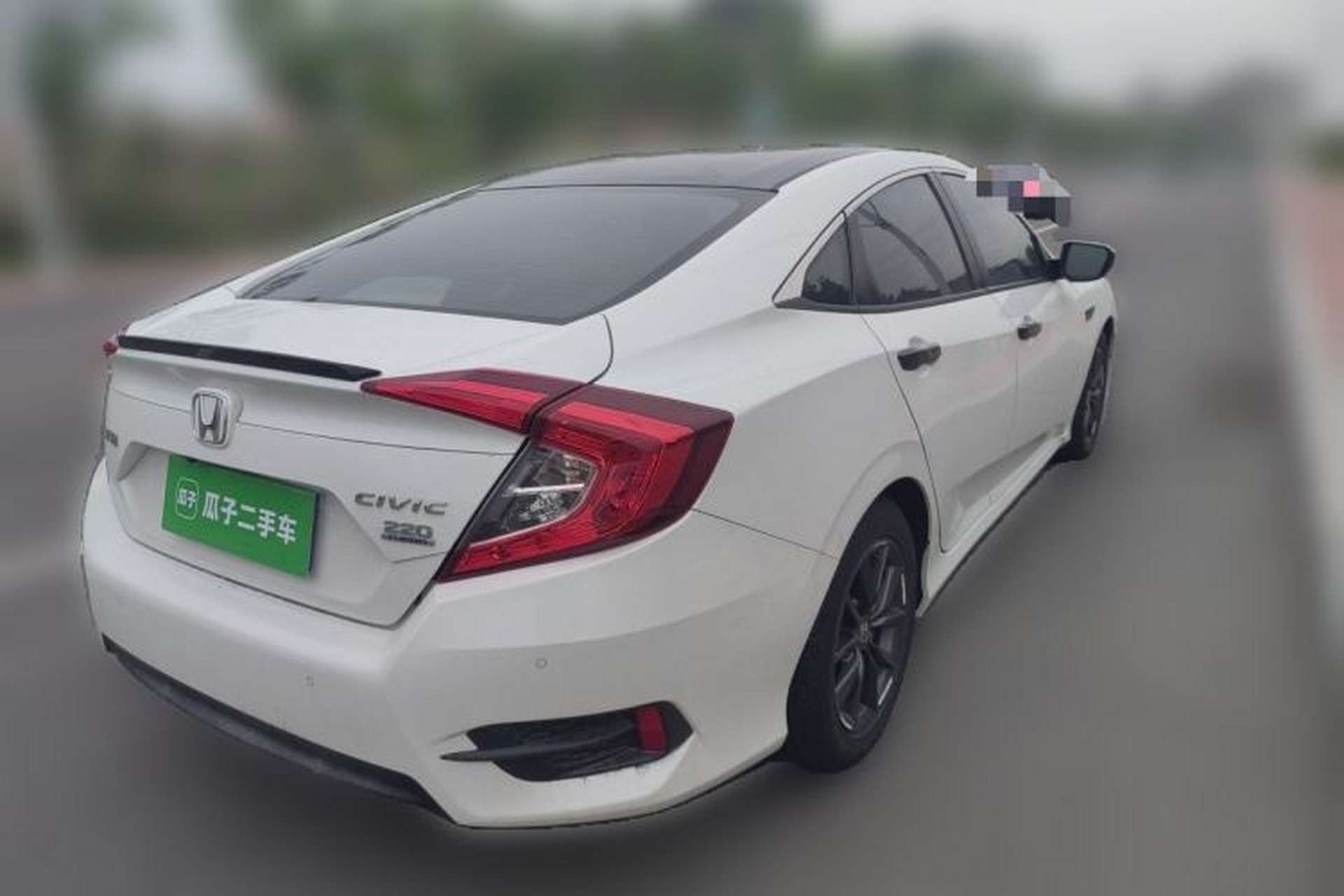Used Honda Civic 2019 220TURBO CVT Dynamic Edition China V Rear Right 45 Deg