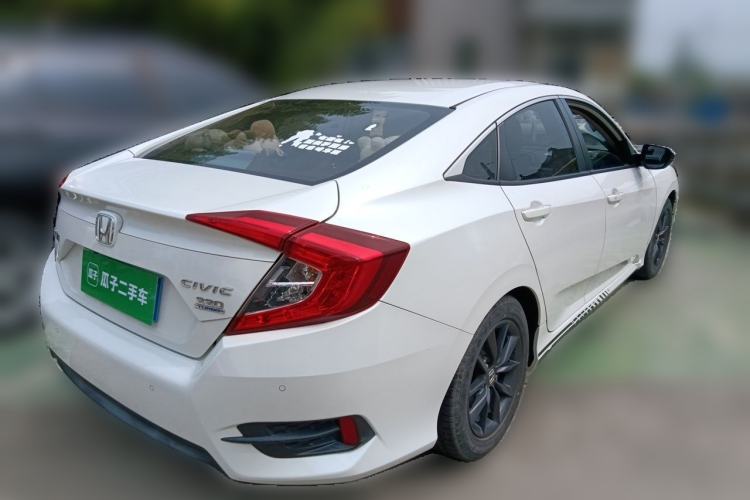 Used Honda Civic 2019 220TURBO CVT Dynamic Edition China VI Rear Right 45 Deg