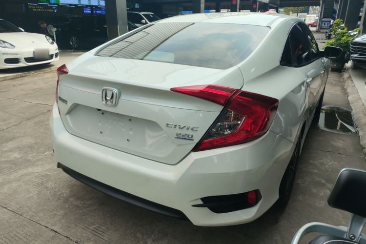 Used Honda Civic 2019 220TURBO CVT Dynamic Edition China VI Rear Right 45 Deg