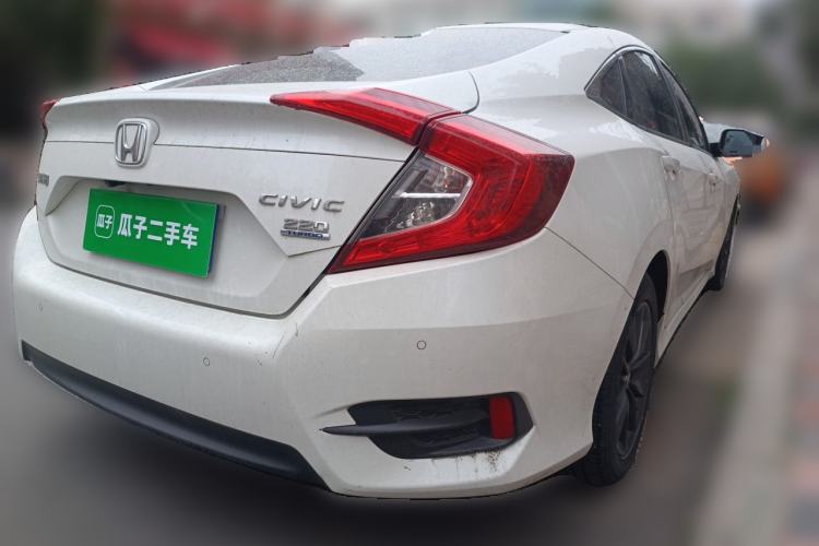 Used Honda Civic 2019 220TURBO CVT Dynamic Edition China VI Rear Right 45 Deg