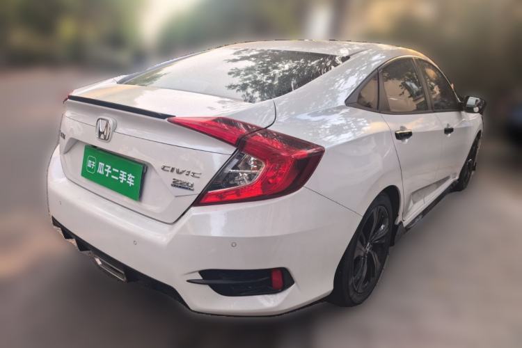 Used Honda Civic 2019 220TURBO CVT Dynamic Edition China VI Emission Standard Rear Right 45 Deg