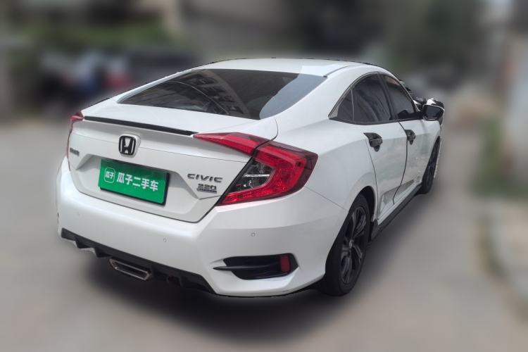 Used Honda Civic 2019 220TURBO CVT Dynamic Edition China VI Emission Standard Rear Right 45 Deg