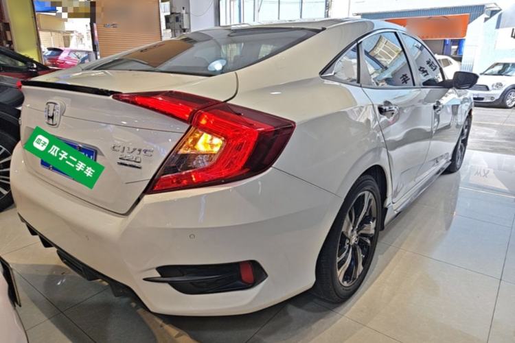 Used Honda Civic 2019 220TURBO CVT Dynamic Edition China VI Emission Standard Rear Right 45 Deg