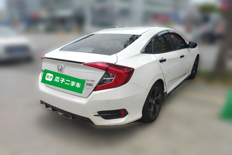 Used Honda Civic 2019 220TURBO CVT Dynamic Edition China VI Emission Standard Rear Right 45 Deg