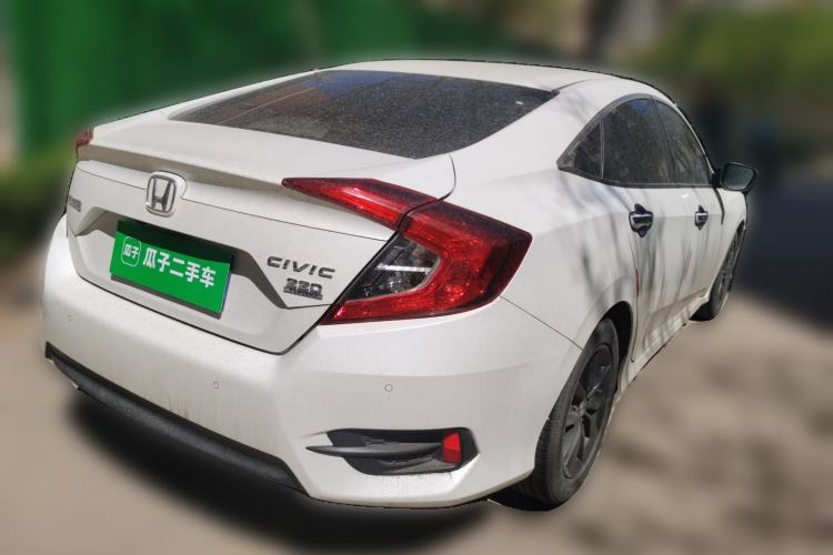 Used Honda Civic 2019 220TURBO CVT Dynamic Edition China VI Rear Right 45 Deg