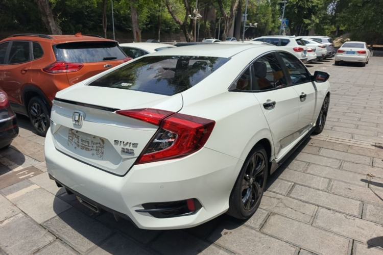 Used Honda Civic 2019 220TURBO CVT Dynamic Edition China VI Emission Standard Rear Right 45 Deg
