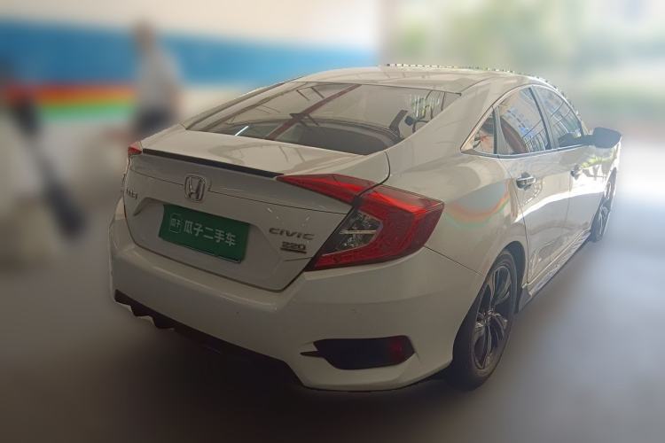 Used Honda Civic 2019 220TURBO CVT Dynamic Edition China VI Emission Standard Rear Right 45 Deg