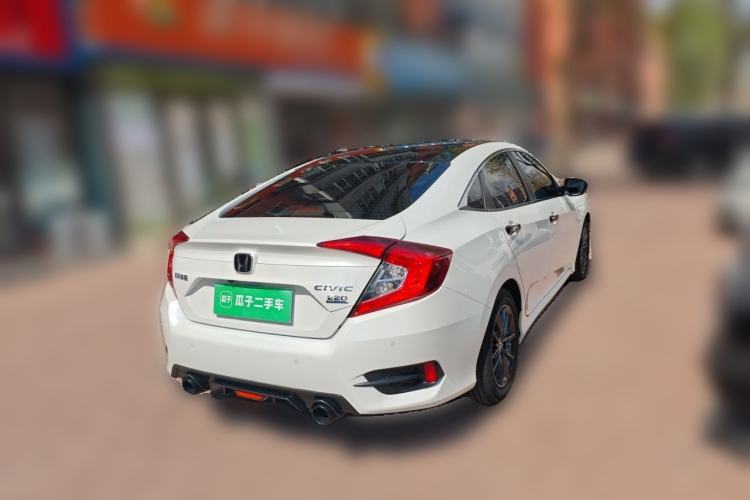 Used Honda Civic 2019 220TURBO CVT Dynamic Edition China VI Rear Right 45 Deg