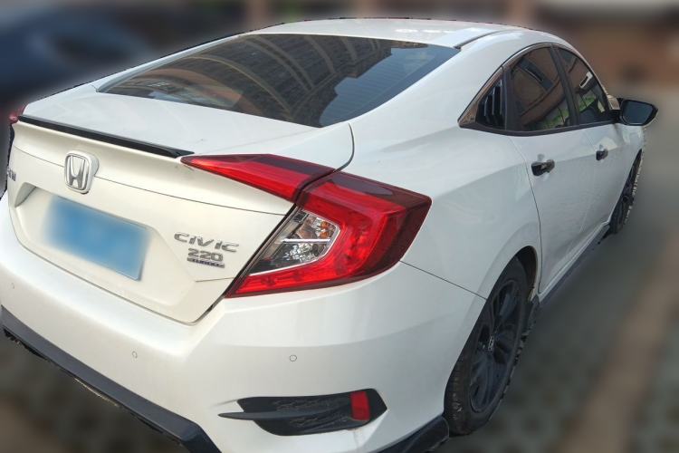 Used Honda Civic 2019 220TURBO CVT Dynamic Edition China VI Emission Standard Rear Right 45 Deg