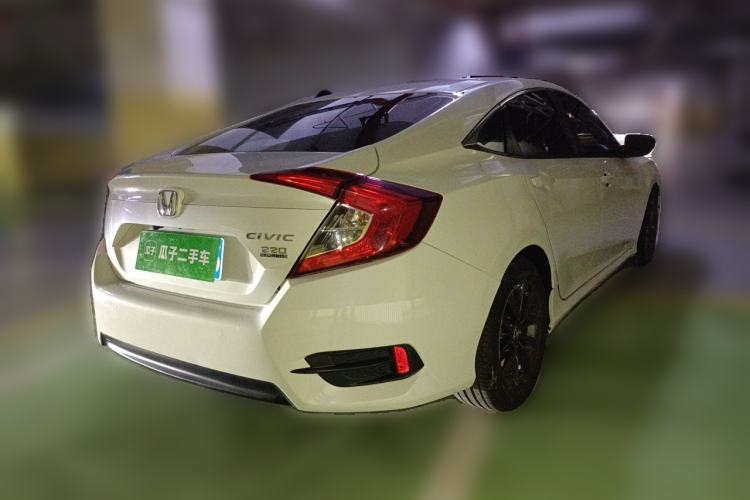 Used Honda Civic 2019 220TURBO CVT Dynamic Edition China VI Rear Right 45 Deg