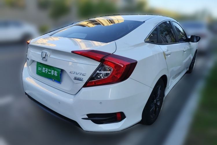 Used Honda Civic 2019 220TURBO CVT Dynamic Edition China VI Rear Right 45 Deg