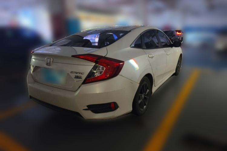 Used Honda Civic 2019 180TURBO CVT Shangqing Edition China V Rear Right 45 Deg