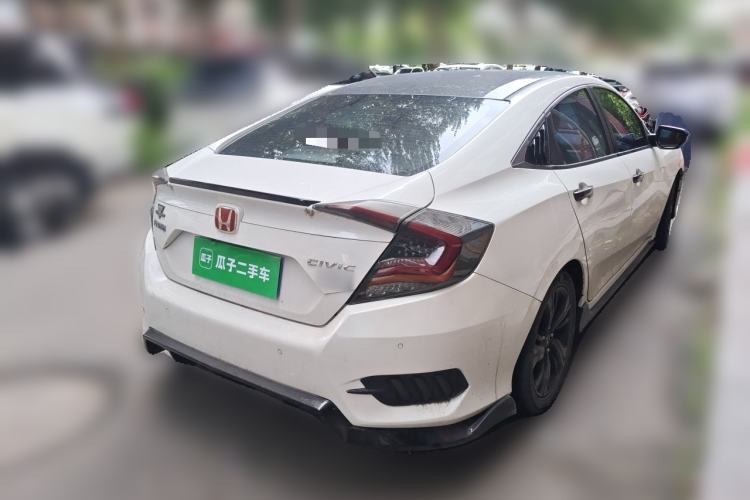 Used Honda Civic 2019 220TURBO CVT Dynamic Edition China VI Emission Standard Rear Right 45 Deg