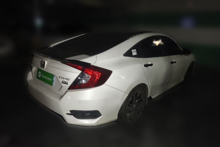 Used Honda Civic 2019 220TURBO CVT Dynamic Edition China V Emission Standard Rear Right 45 Deg